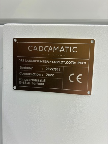 1370579-29 Laser marking systems 6 units with fume extraction filters - Cadcamatic Foilmarker 1000  / DS2