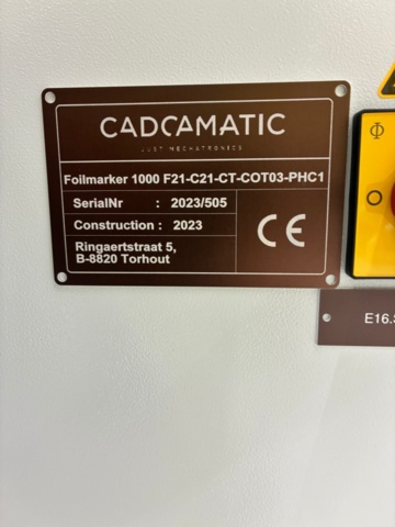 1370579-31 Laser marking systems 6 units with fume extraction filters - Cadcamatic Foilmarker 1000  / DS2