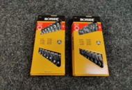 1466228 2 sets of Fixed ring spanners Ironside 8-22 mm