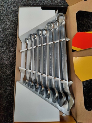 1466228-4 2 sets of Fixed ring spanners Ironside 8-22 mm