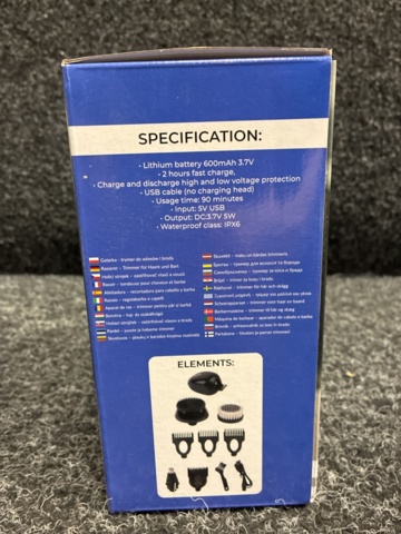 1465946-3 Rakapparat inkl skägg-/hår-/näs-/örontrimmer