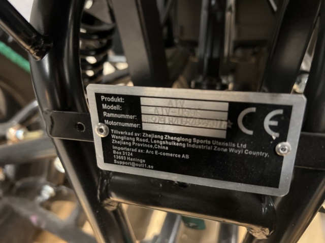 1466541-17 Elektrisk Fyrhjuling - 3000W