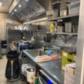 1408002-5 Food truck – fully equipped with restaurant kitchen, fridge/freezer, ventilation etc.