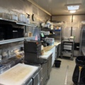 1408002-6 Food truck – fully equipped with restaurant kitchen, fridge/freezer, ventilation etc.