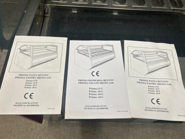 1436343-7 Ice cream freezer / Gelato counter - Sevel Smyrna SM-12 Cold Stone