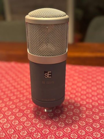 1427571-2 Large diaphragm tube microphone - SE Electronics Gemini