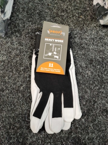 1465204-4 120 pcs Work gloves Prof Heavy Work Goatskin, size 11