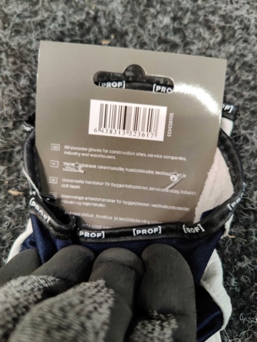 1465230-5 120 st Arbetshandskar Prof Basic Work Syntetläder, strl 8