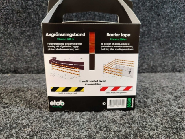 1466704-3 6 st Rullar Avgränsningsband etab 38GR