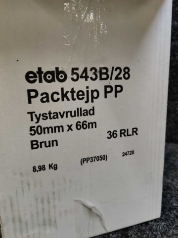 1448656-5 72 st Rullar Packtejp etab 543B/28 50mm x 66
