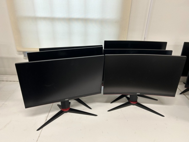 1442494-1 Datorskärmar 6 st - AOC 24G2U/BK och C24G2