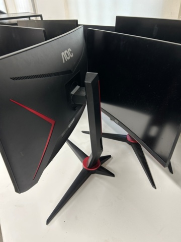 1442494-8 Datorskärmar 6 st - AOC 24G2U/BK och C24G2