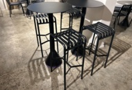 1389183 Bar stools and bar table - HAY Palissade