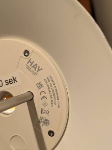 1389196-4 Laddningsbara lampor 4 st - HAY Mousqueton