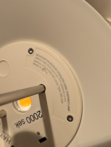 1389196-5 Laddningsbara lampor 4 st - HAY Mousqueton