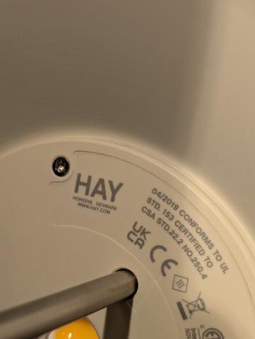 1389197-5 Laddningsbara lampor 4 st - HAY Mousqueton