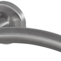 1466977-1 Innerdörrhandtag, 8 st – Hvid, rostfritt stål