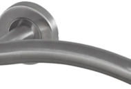 1466982 Interior door handles, 8 pcs – White, stainless steel