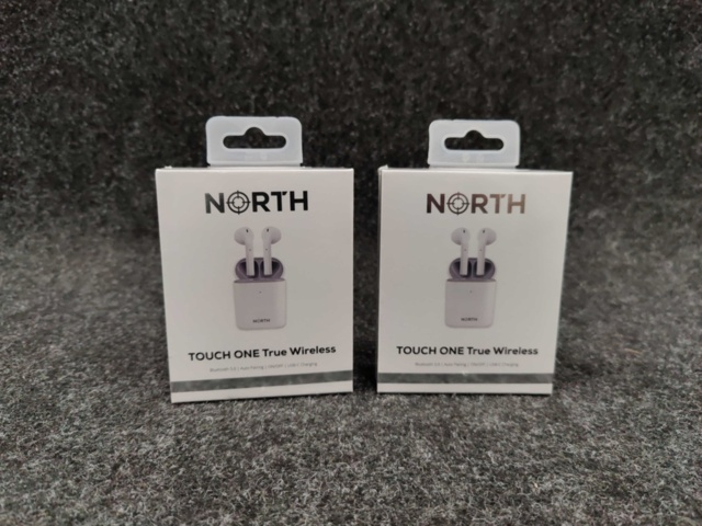 1449613-1 2 pcs Headphones North Touch ONE True Wireless