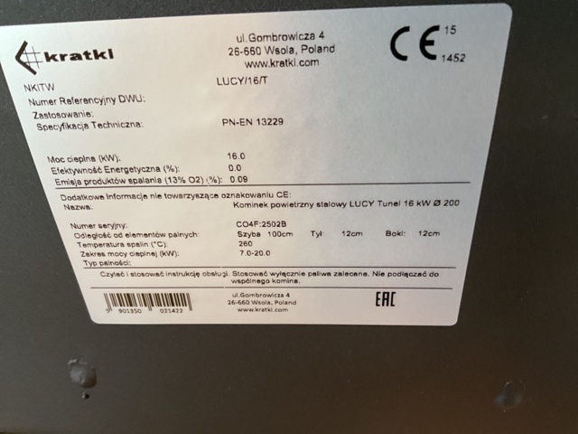 1197408-10 Braskamin Kratki  Dubbelsidig