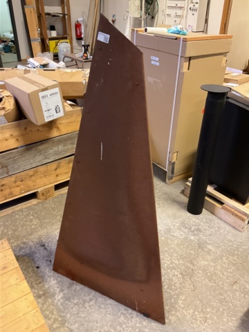 1197434-4 Eldstad tipi i Cortenplåt