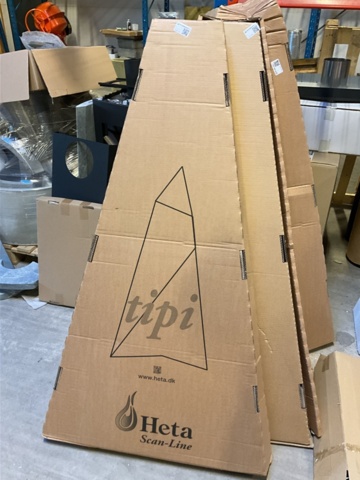 1197434-5 Eldstad tipi i Cortenplåt