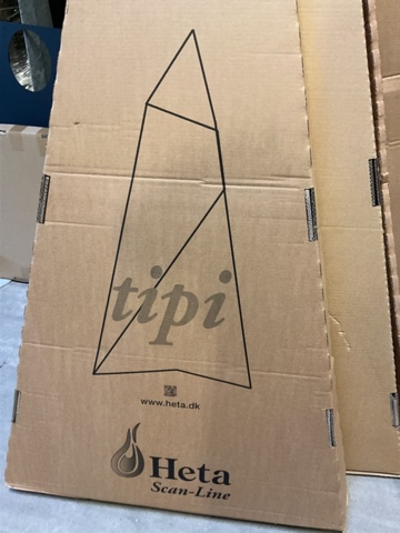 1197434-6 Eldstad tipi i Cortenplåt