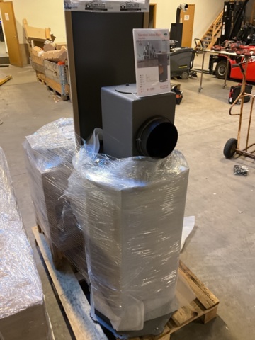 1197445-4 Täljstenskamin LOTUS med skorstenspaket