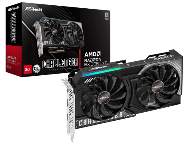 1464750-1 Graphics card ASRock Radeon RX 9060 XT Challenger OC