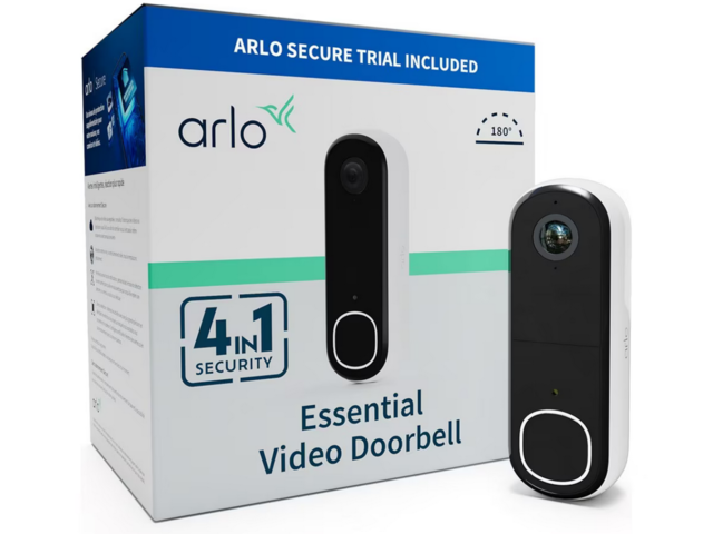 1467243-1 Videodörrklocka Arlo Essential 2 FHD Video Doorbell