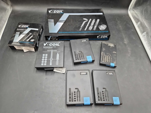 1465815-1 Gängreparationssatser, 7 st - V-COIL - olika dimensioner
