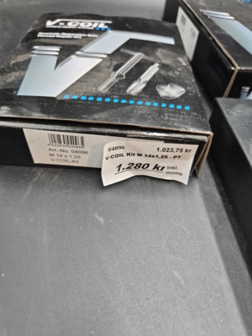 1465815-2 Gängreparationssatser, 7 st - V-COIL - olika dimensioner