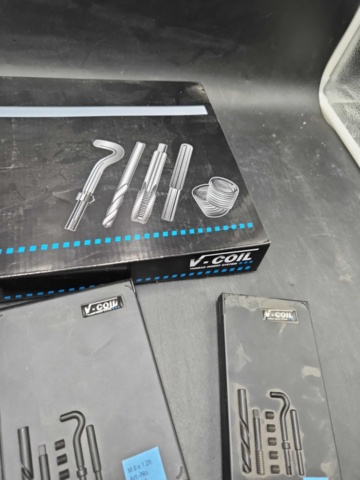 1465815-4 Gängreparationssatser, 7 st - V-COIL - olika dimensioner