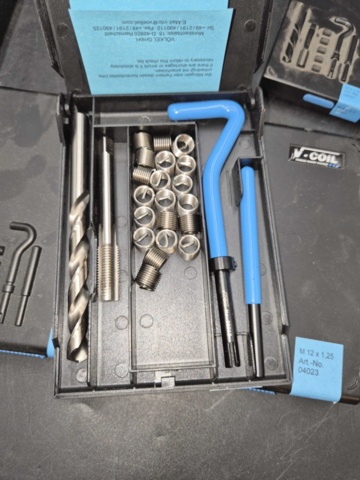 1465815-8 Gängreparationssatser, 7 st - V-COIL - olika dimensioner