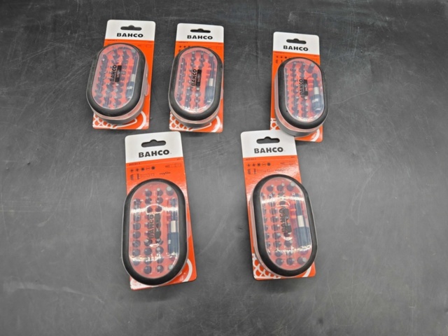 1465821-2 Bitsset, 5 st – Bahco, PH, PZ, TX, INSEX, SP