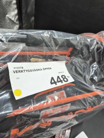 1465822-5 Tool bag and bit sets – Bahco – open case, mixed bits, compact storage