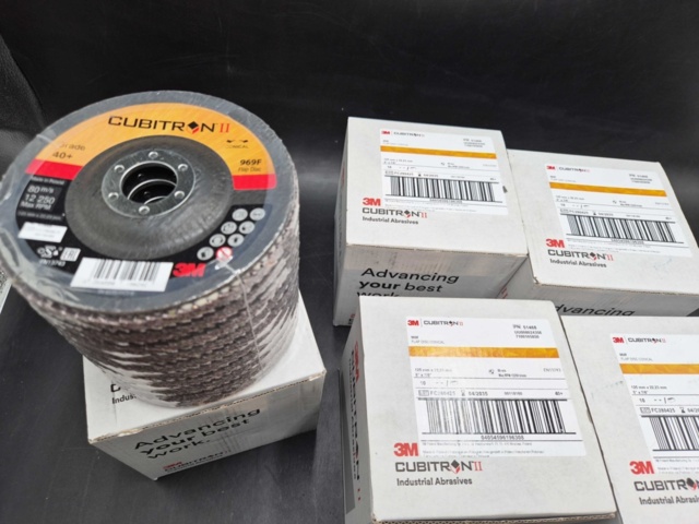 1465824-2 Sliprondeller, 50 st – 3M, Cubitron II 969F, 125 mm, korn 40+, konisk