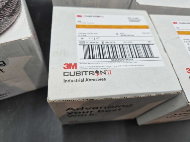 1465824-3 Sliprondeller, 50 st – 3M, Cubitron II 969F, 125 mm, korn 40+, konisk