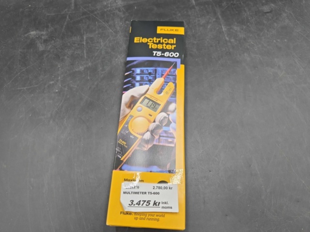 1465826-1 Eltester, Fluke, T5-600, spänningsprovare 600 V