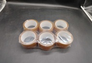 1467410 Packing tape, 72 pcs - transparent, PP clear solvent