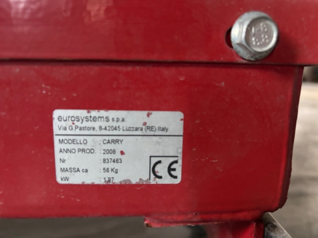 1372839-8 Motorized wheelbarrow - Eurosystems Carry - 2008