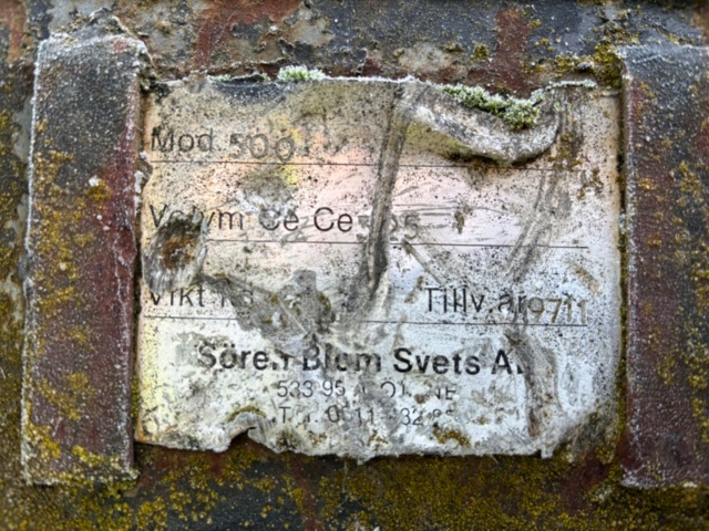 1372841-4 Backhoe - Sören BlomSvets AB - Model 500 - 1977