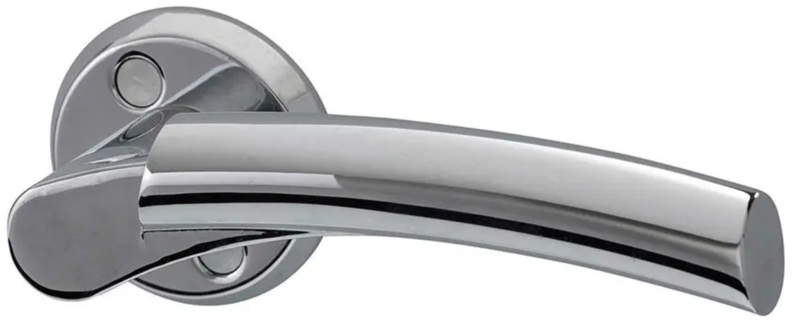 1463577-1 Interior door handle, 8 pcs – Hvid Interior, Estrid, chrome