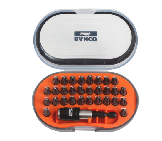 1465819-1 Bit set, 5 pcs – Bahco, PH, PZ, TX, INSEX, SP