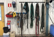 1457379 Samling med diverse lyftredskap