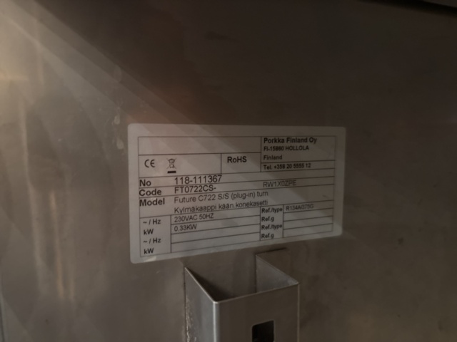 1409478-7 Kylskåp - Porkka Future C722 S