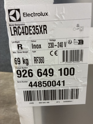 1467764-3 Kylskåp Electrolux Serie 600 LRC4DE35XR (rostfri)