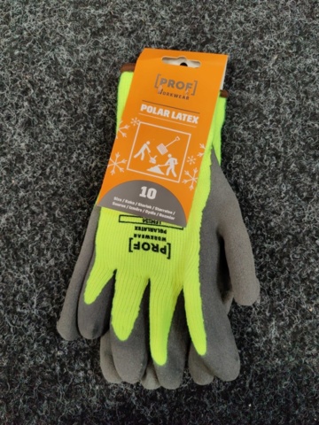 1467877-3 72 st Vinterarbetshandskar Prof Polar Latex, strl 10
