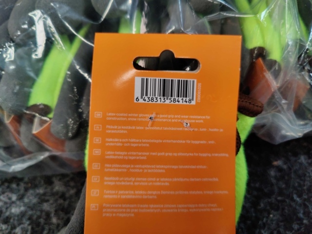 1467877-5 72 st Vinterarbetshandskar Prof Polar Latex, strl 10