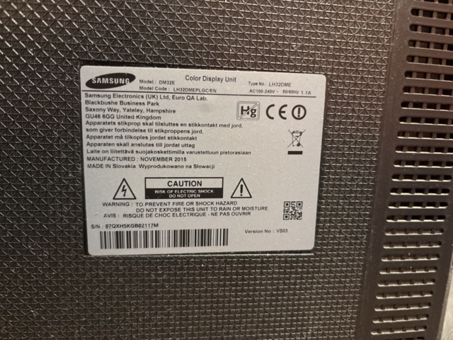 1409498-6 TV-/bildskärmar 2 st - Samsung